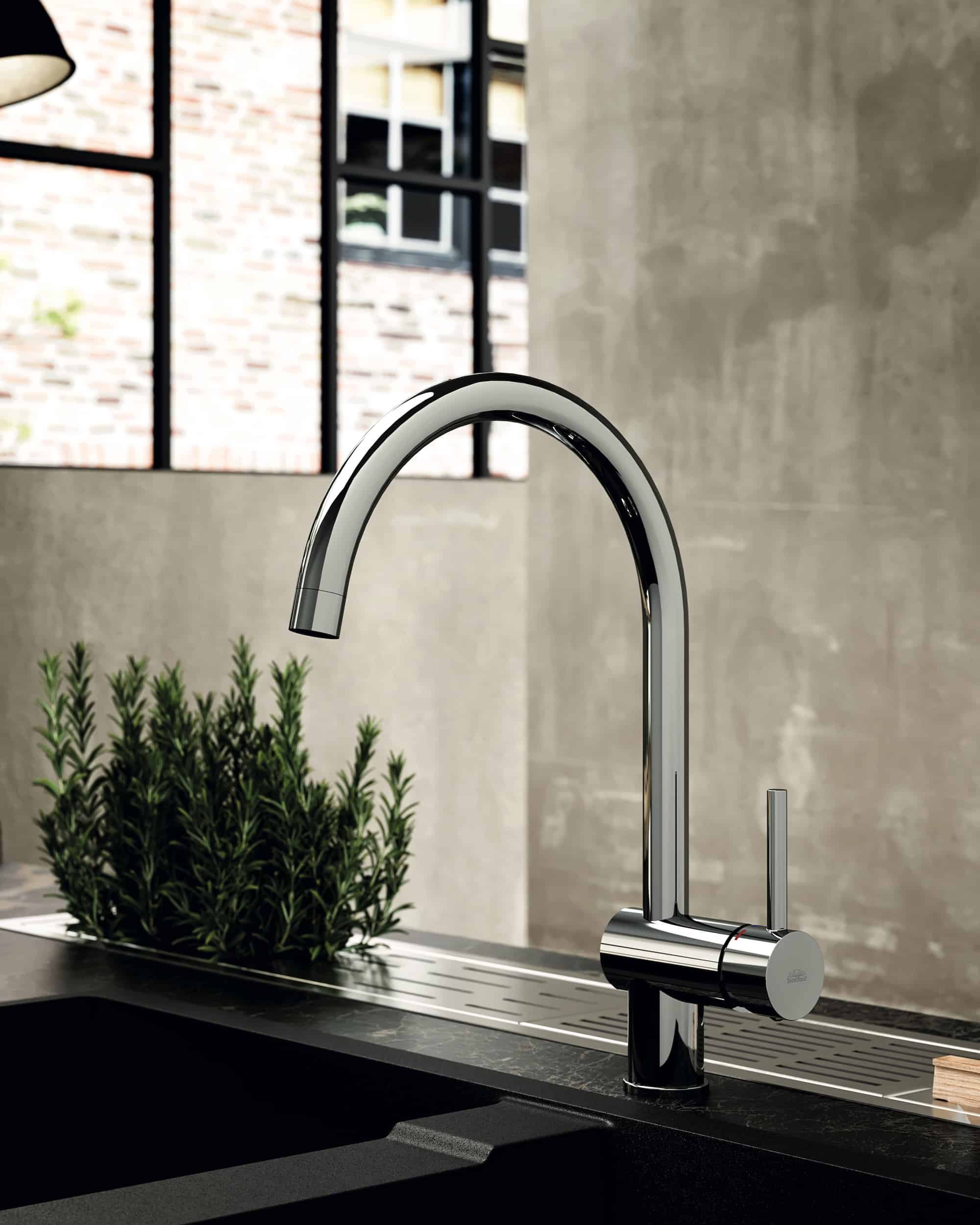 Paffoni Light køkkenarmatur i krom