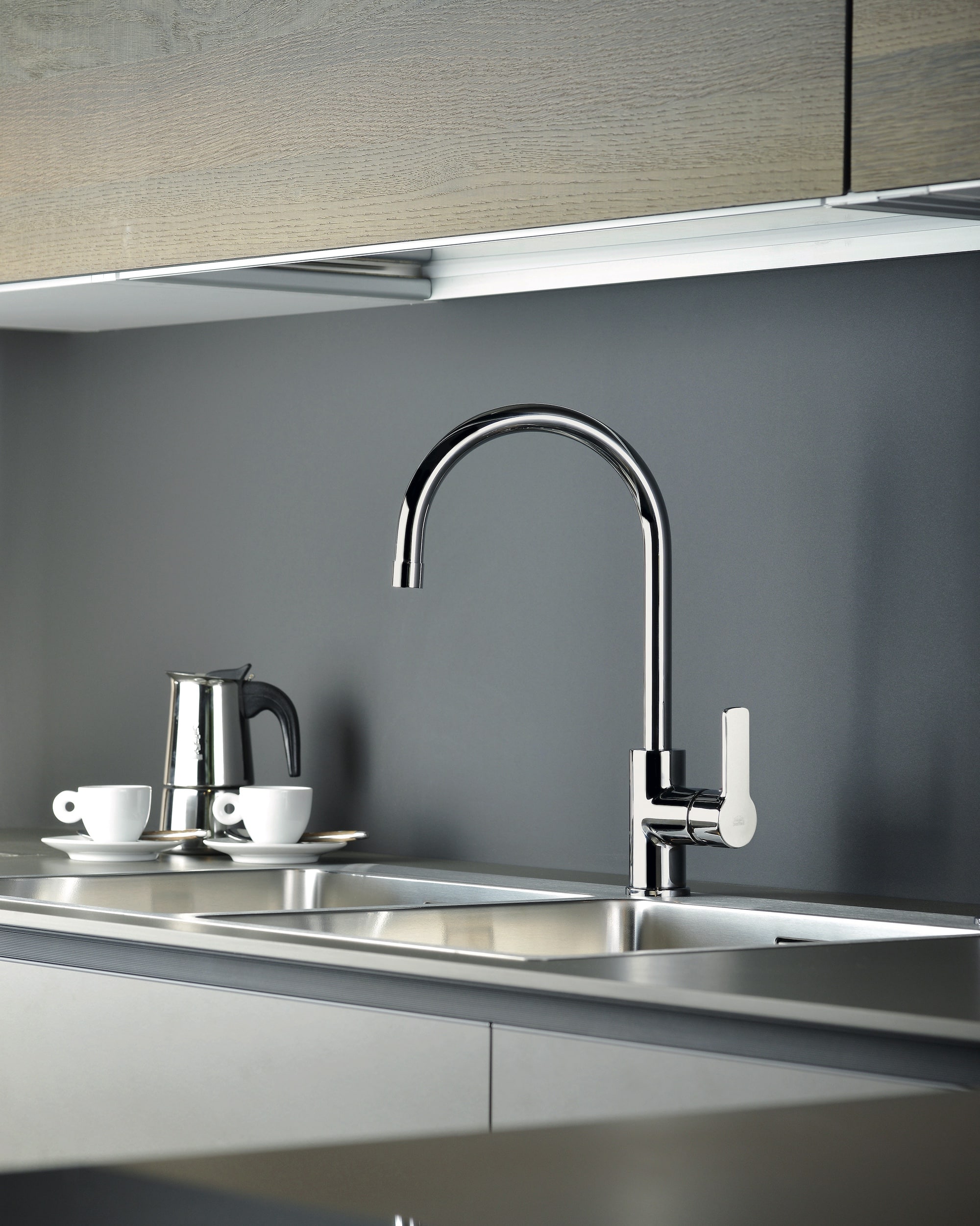 Paffoni Red køkkenarmatur i krom - Billede 3