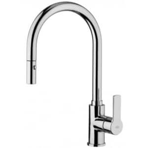 Paffoni Red køkkenarmatur med udtræksslange i krom