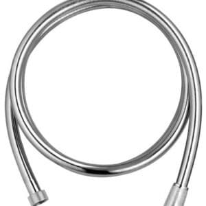 Cromalux bruseslange i glat krom - 2 meter