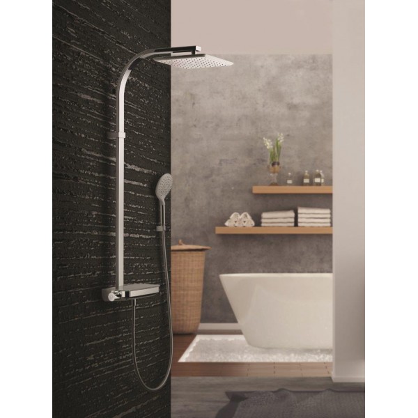 Paffoni Moby brusesæt med håndbruser i Krom