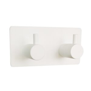 House Rio knage med 2 kroge i mat hvid