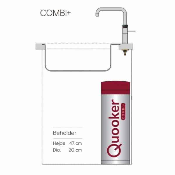 Quooker Combi+ løs beholder