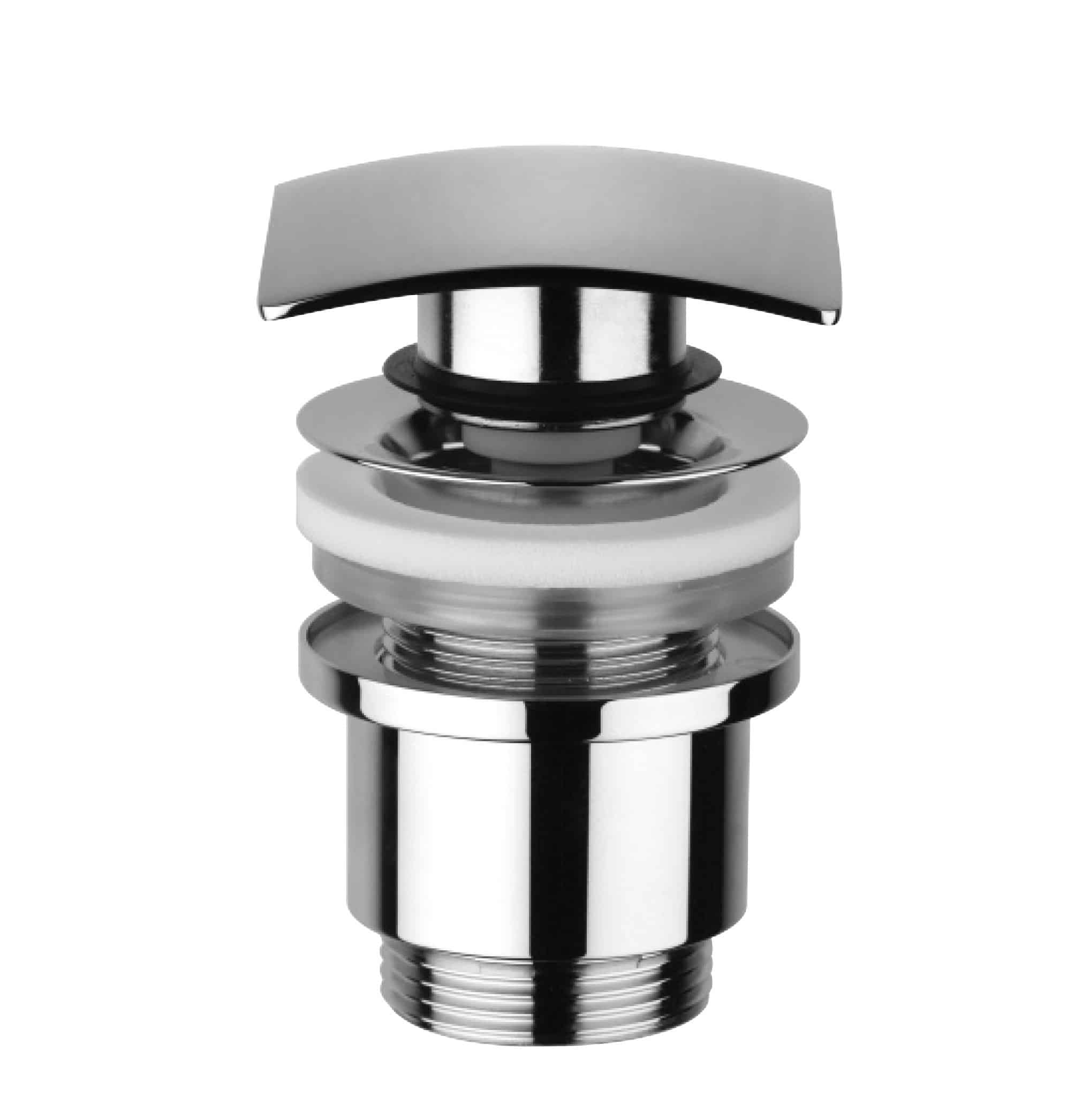 Pop-up Bundventil i krom