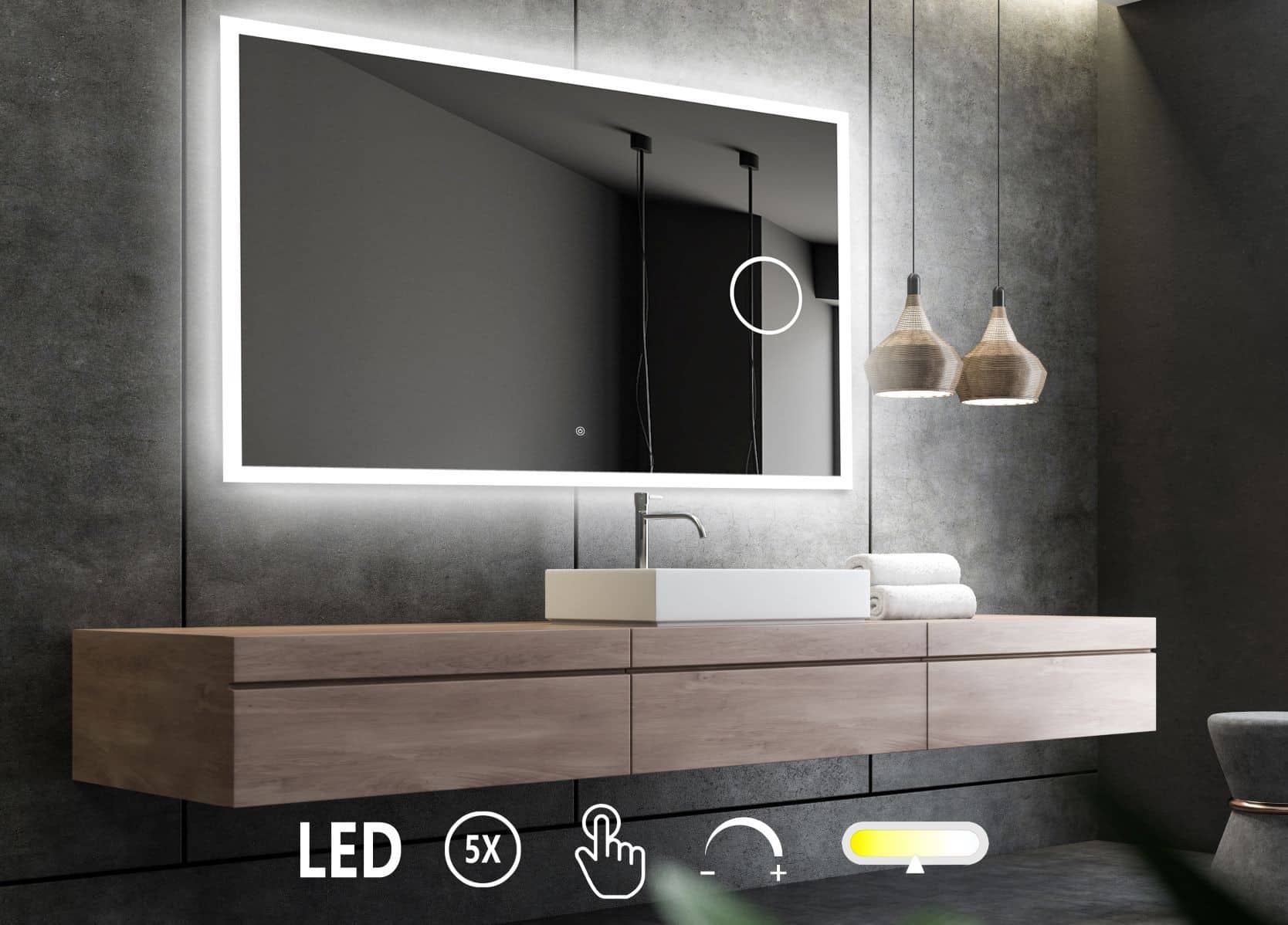 Mie 3 - Spejl til badeværelse