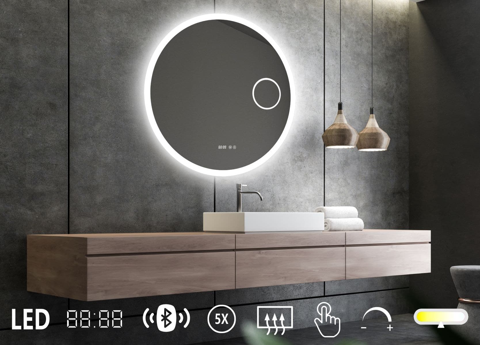 Sandra 7 - Spejl til badeværelse