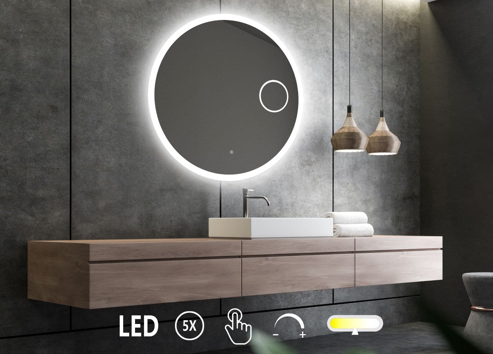 Sandra 3 - Spejl til badeværelse