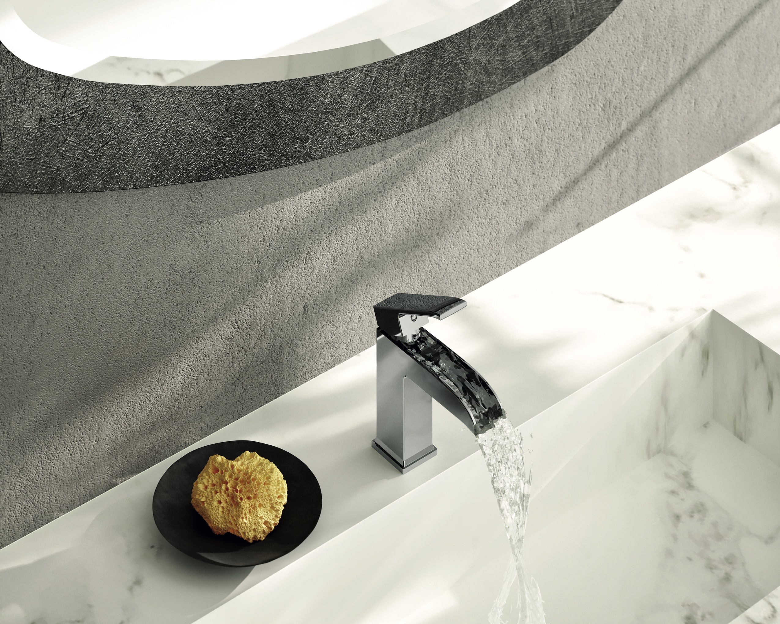 Paffoni elle waterfall