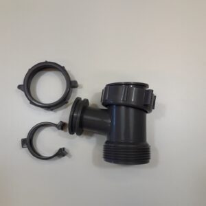 Oulin T-stykke til overløb køkkenvask