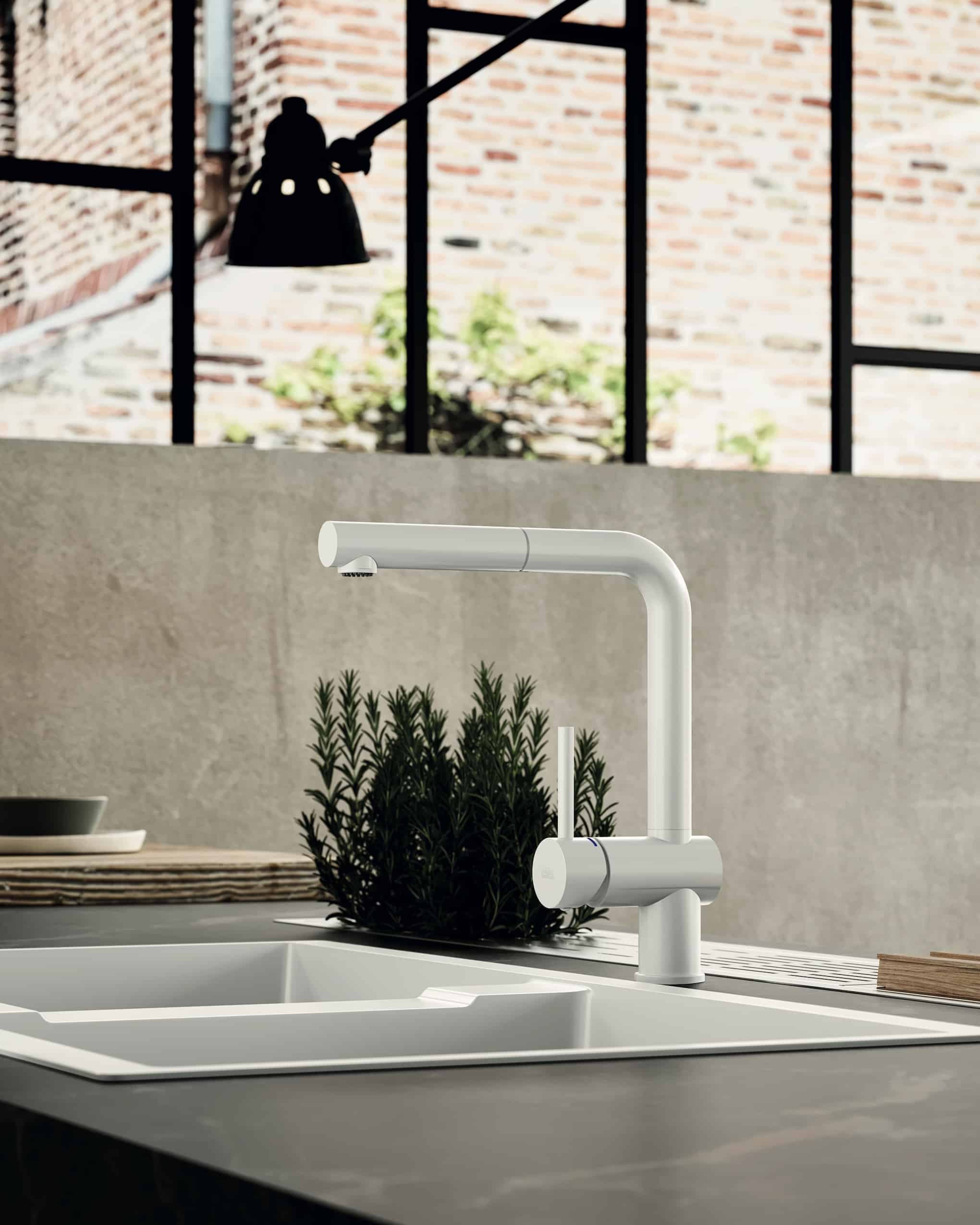 Paffoni Light køkkenarmatur med udtræk