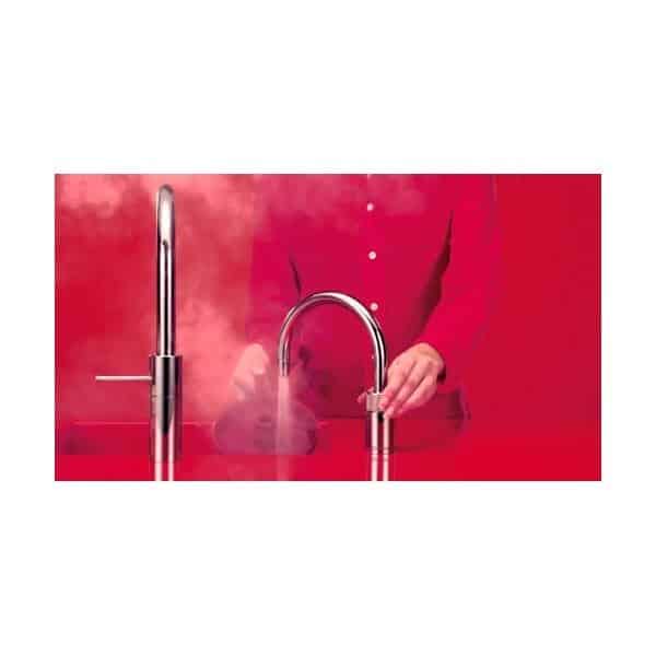 Quooker Nordic Round Twintaps inklusiv COMBI+ beholder