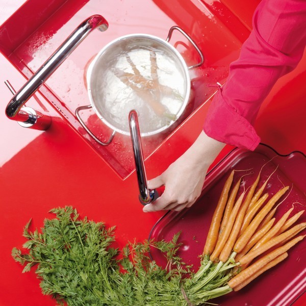 Quooker Nordic Square Twintaps - Inklusiv COMBI+ beholder