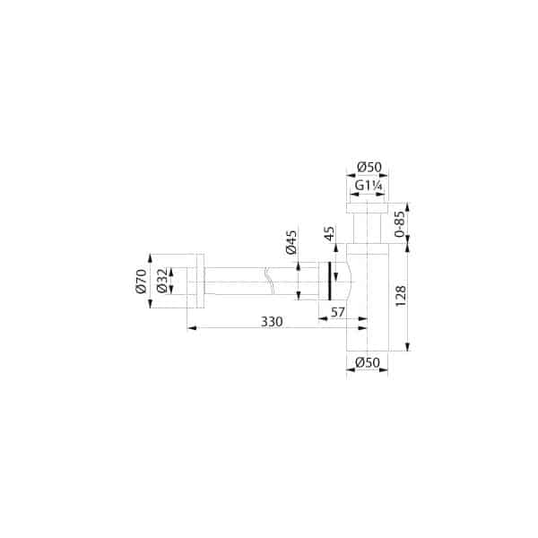 Design Pungvandlås til håndvask