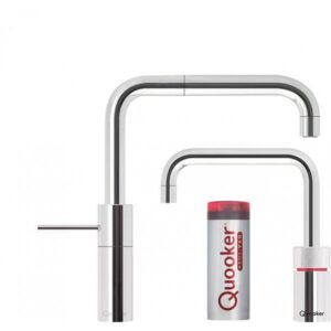 Quooker Nordic Square Twintaps - Inklusiv PRO3VAQ beholder